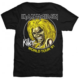 IRON MAIDEN - KILLER (WORLD TOUR 81) - TRIKO