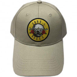 Guns N' Roses - Unisex Baseball Cap: Circle Logo (Sand)