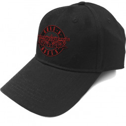 Guns N' Roses - Unisex Baseball Cap: Red Circle Logo