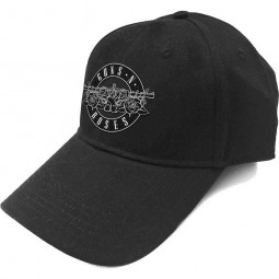Guns N' Roses - Unisex Baseball Cap: White Circle Logo
