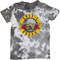 Guns N' Roses - Unisex T-Shirt: Classic Logo (Dip-Dye)