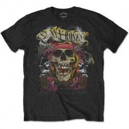 Guns N' Roses - Unisex T-Shirt: Trashy Skull (Back Print)