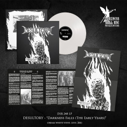 DESULTORY - DARKNESS FALLS (THE EARLY YEARS) (CREAM WHITE) - LP
