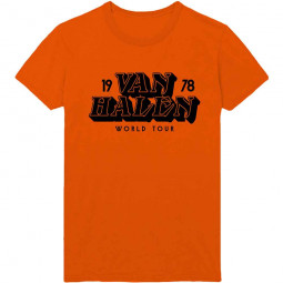 VAN HALEN - VAN HALEN WORLD TOUR '78 - TRIKO