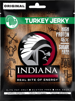 Indiana Jerky Turkey Original 25g - 10ks
