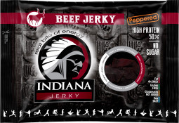 Indiana Jerky Beef Peppered 100g - 5ks