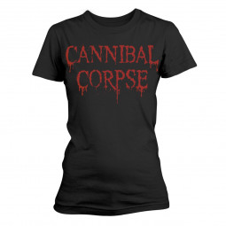 CANNIBAL CORPSE - DRIPPING LOGO (T-Shirt, Girlie)