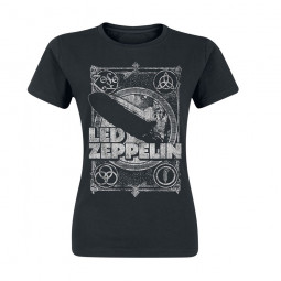 LED ZEPPELIN - VINTAGE PRINT LZ1 (T-Shirt, Girlie)