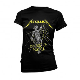METALLICA - AND JUSTICE FOR ALL TRACKS (BLACK,T-Shirt, Girlie)