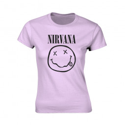 NIRVANA - SMILEY (T-Shirt, Girlie)