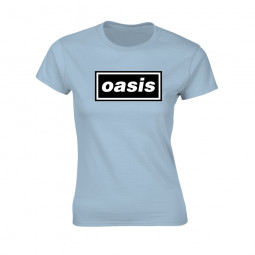 OASIS - DECCA LOGO (LIGHT BLUE,T-Shirt, Girlie)