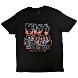 KISS - END OF THE ROAD TOUR RED (BACK PRINT) - TRIKO
