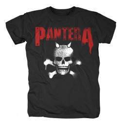 Pantera - Horned Skull Stencil