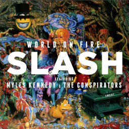 SLASH - WORLD ON FIRE (BLUE & YELLOW VINYL) - LIMITED - LP
