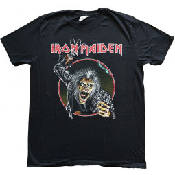 Iron Maiden Unisex T-Shirt: Eddie Hook