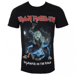 Iron Maiden Unisex T-Shirt: No Prayer On The Road 