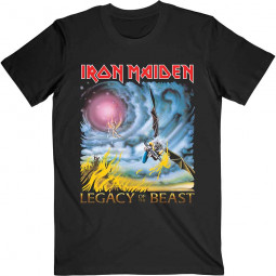 Iron Maiden Unisex T-Shirt: The Flight of Icarus (Back Print)