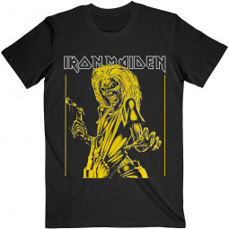 Iron Maiden Unisex T-Shirt: Yellow Flyer