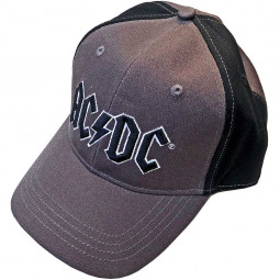 AC/DC Unisex Baseball Cap: Black Logo (1 Tone) 
