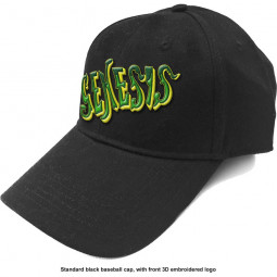 Genesis Unisex Baseball Cap: Green Classic Logo