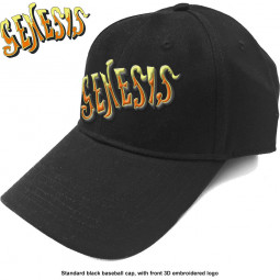 Genesis Unisex Baseball Cap: Orange Classic Logo
