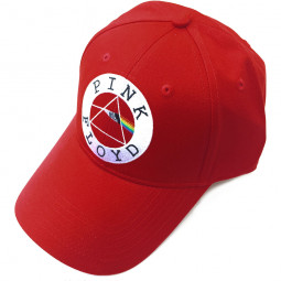 Pink Floyd - Unisex Baseball Cap: Circle Logo red