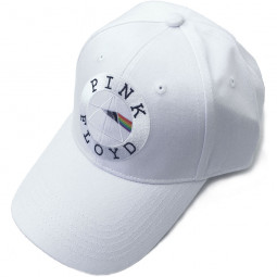 Pink Floyd - Unisex Baseball Cap: Circle Logo white