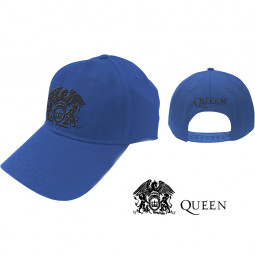 Queen - Unisex Baseball Cap: Black Classic Crest blue
