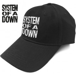 System Of A Down - Unisex Baseball Cap: Stacked Logo