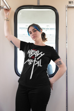 Heavy as Metal New dámské tričko - černé 2022