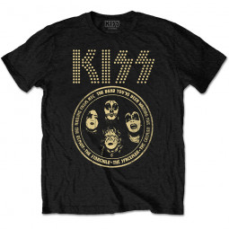 KISS - Unisex T-Shirt: Band Circle