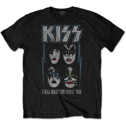 KISS - Unisex T-Shirt: Made For Lovin' You