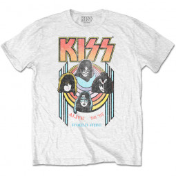KISS - Unisex T-Shirt: World Wide