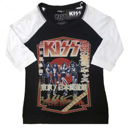 KISS - Ladies Raglan T-Shirt: Destroyer Tour '78