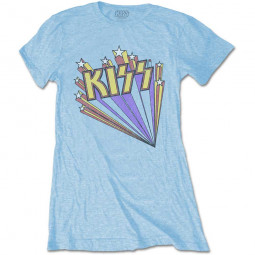 KISS - Ladies T-Shirt: Stars