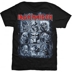 Iron Maiden Unisex T-Shirt: Nine Eddies (skladem)