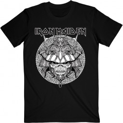 Iron Maiden Unisex T-Shirt: Senjutsu Samurai Graphic White (skladem)