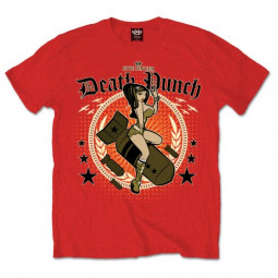 Five Finger Death Punch - Unisex T-Shirt: Bomber Girl