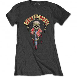 Guns N' Roses - Ladies T-Shirt: Dripping Dagger