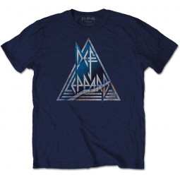 Def Leppard - Unisex T-Shirt: Classic Triangle Logo black