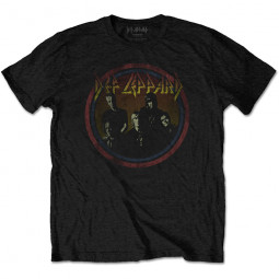 Def Leppard - Unisex T-Shirt: Vintage Circle
