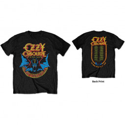 Ozzy Osbourne Unisex T-Shirt: Bat Circle (Limited Edition/Collectors Item)