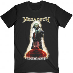 Megadeth - Unisex T-Shirt: Vic Removing Hood