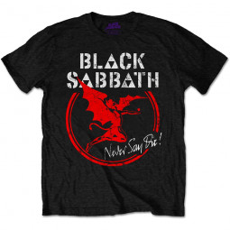 Black Sabbath - Unisex T-Shirt: Archangel Never Say Die