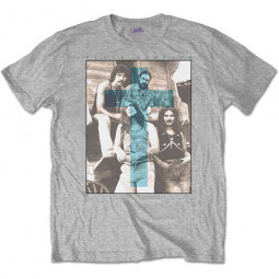 Black Sabbath - Unisex T-Shirt: Blue Cross