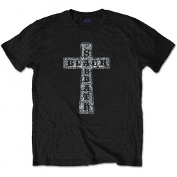 Black Sabbath - Unisex T-Shirt: Cross (Diamante)
