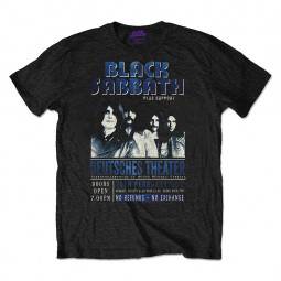 Black Sabbath - Unisex T-Shirt: Deutsches '73 (Eco-Friendly)