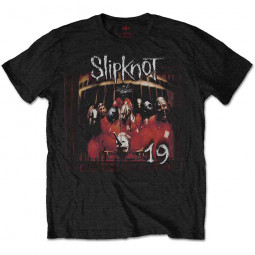 SLIPKNOT - UNISEX T-SHIRT: DEBUT ALBUM 19 YEARS (BACK PRINT)