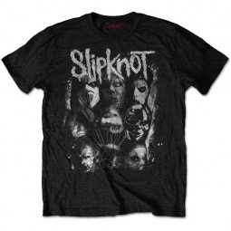 Slipknot - Unisex T-Shirt: WANYK White Splatter (Back Print)