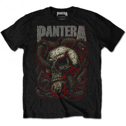 Pantera - Unisex T-Shirt: Serpent Skull
